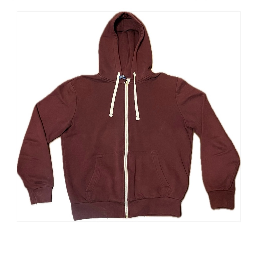 COPY - Burgundy Zip Up Hoodie
